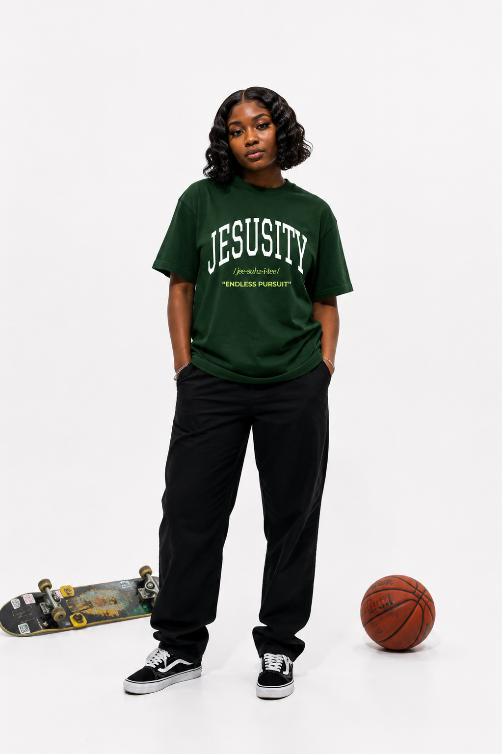 Jesusity front print