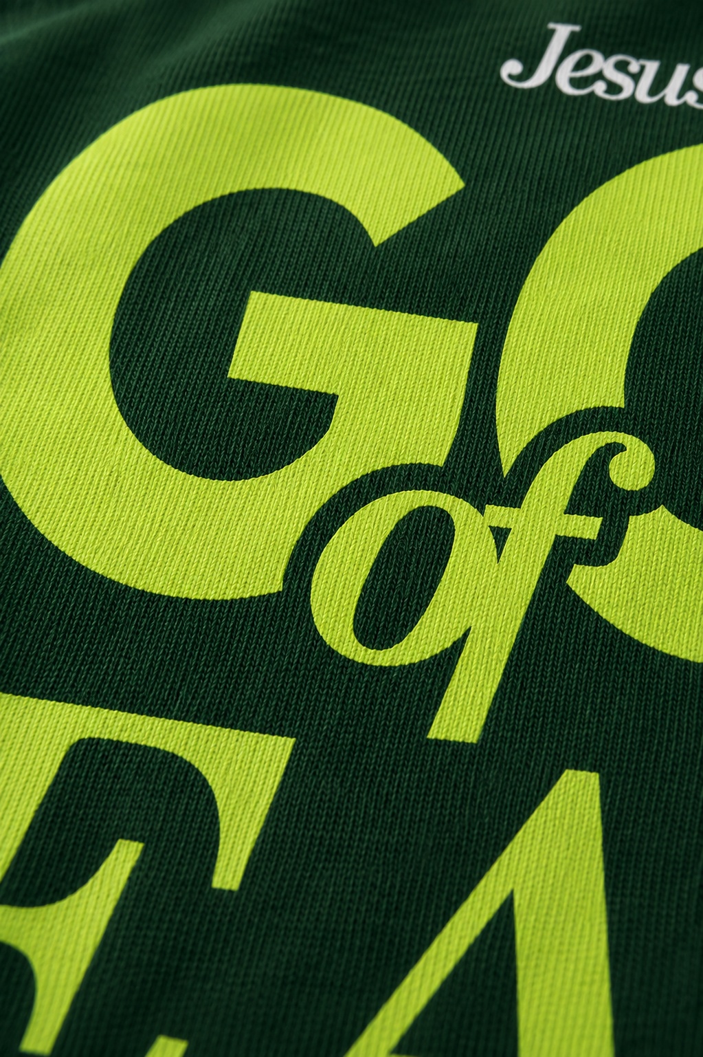 God of the East back print detail
